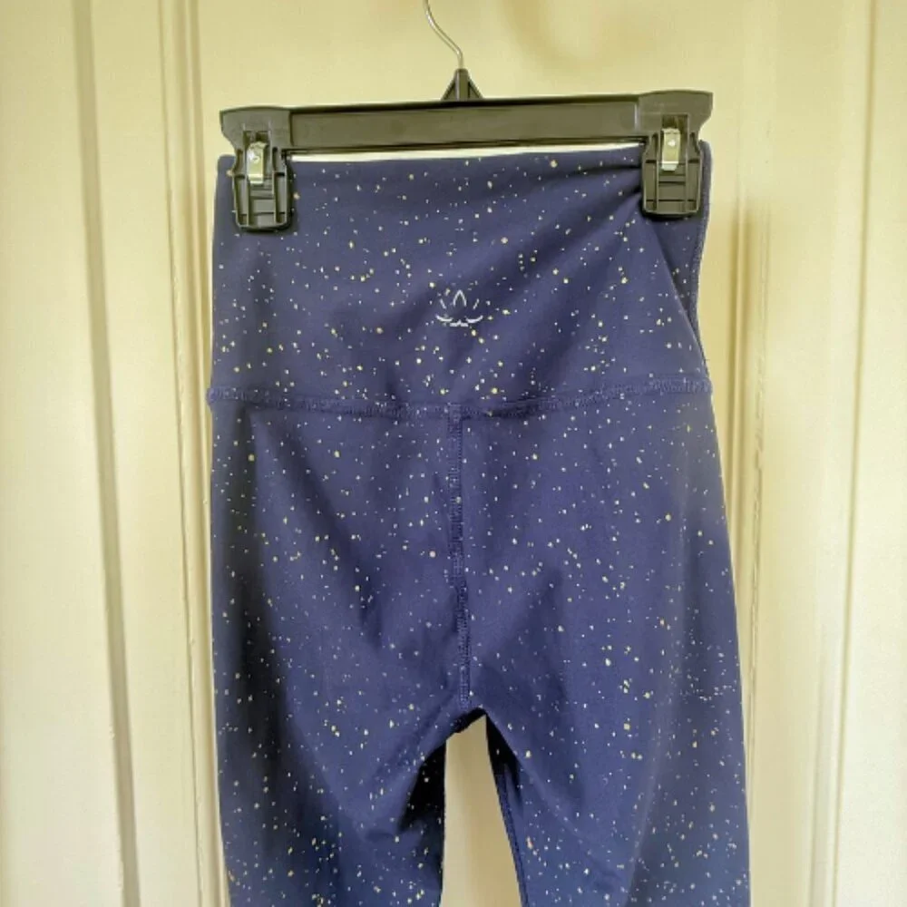 BEYOND YOGA Alloy Ombre Navy Gold High Waist Legging Size XS - Picture 5 of 11